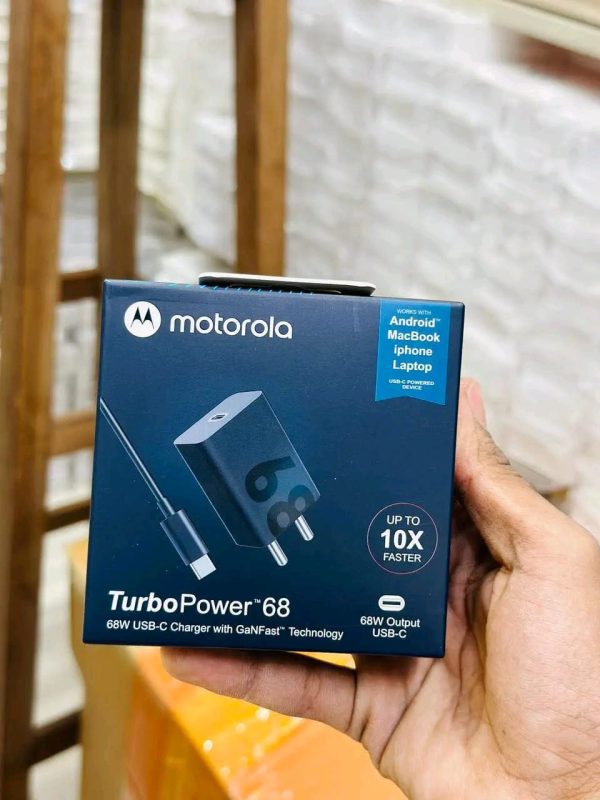Motorola Original 68Watt GaN Charger Set.