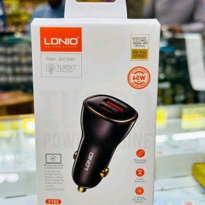 LDNIO C130 Premium Car Charger with Type-C Cable